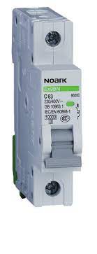 Noark 50A SINGLE POLE 6KA AC CIRCUIT BREAKER C CURVE