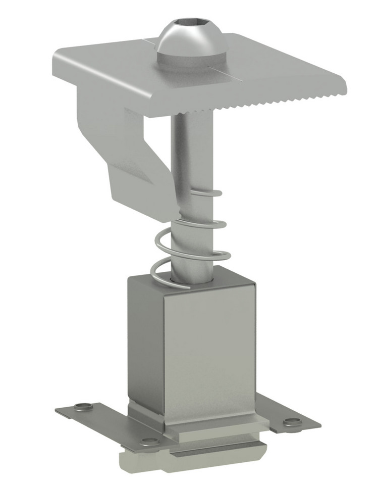 [C-U/30/46-G] Clenergy PV-ezRack, Akashi Clamp for Frame Height 30-46mm with Grounding Clip