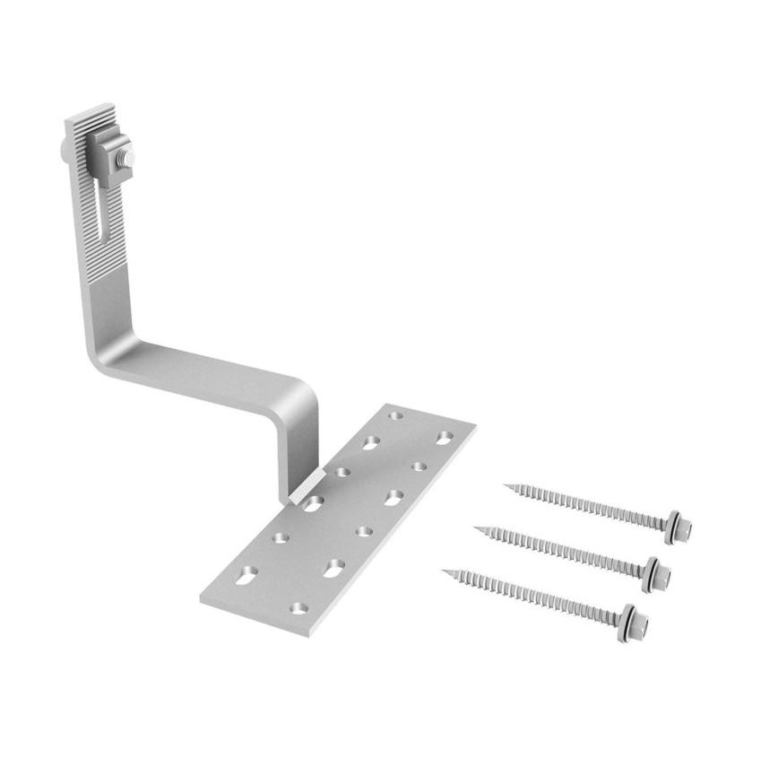 [ER-I-01] Clenergy PV-ezRack SolarRoof, Tile Interface, Buildex Wood Screw 6.3×65