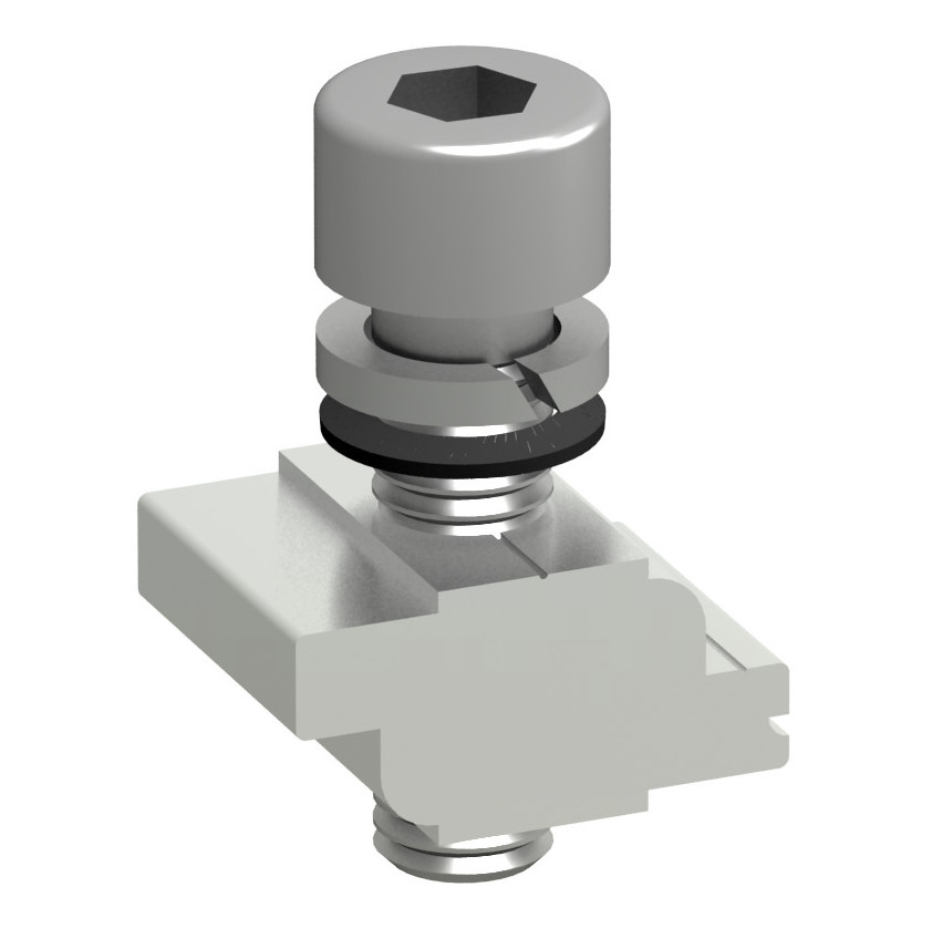 [EZ-Z-STBW] Clenergy PV-ezRack, Z-module Assembly with Bolt and Large Washer