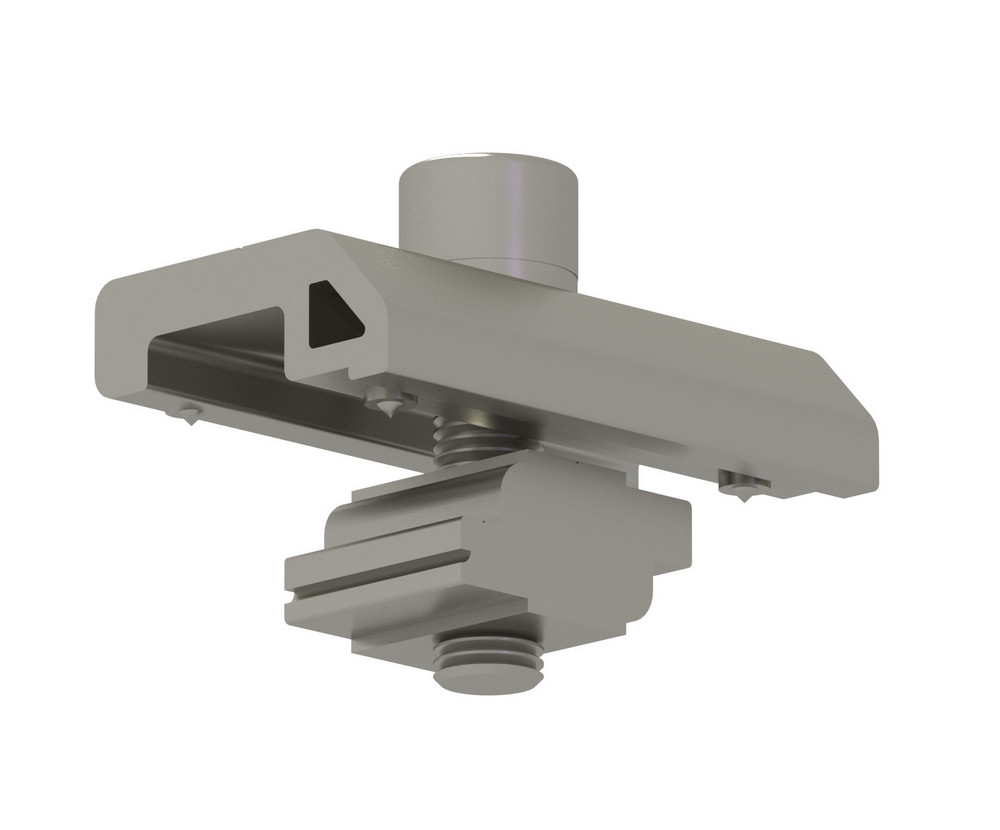 [ER-RC-T/G] Clenergy Rail Clamp for T-Rail with Grounding