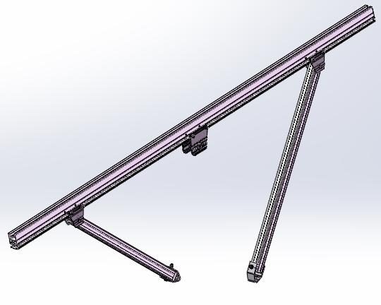[ER-S-STIIA/D20] Clenergy PV-ezRack SolarTerrace II-A ER-S-STIIA/D20 Pre-assembly Double Support. 20 degree