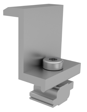 [ER-EC-ST30] Clenergy PV-ezRack End Clamp, Standard 30mm