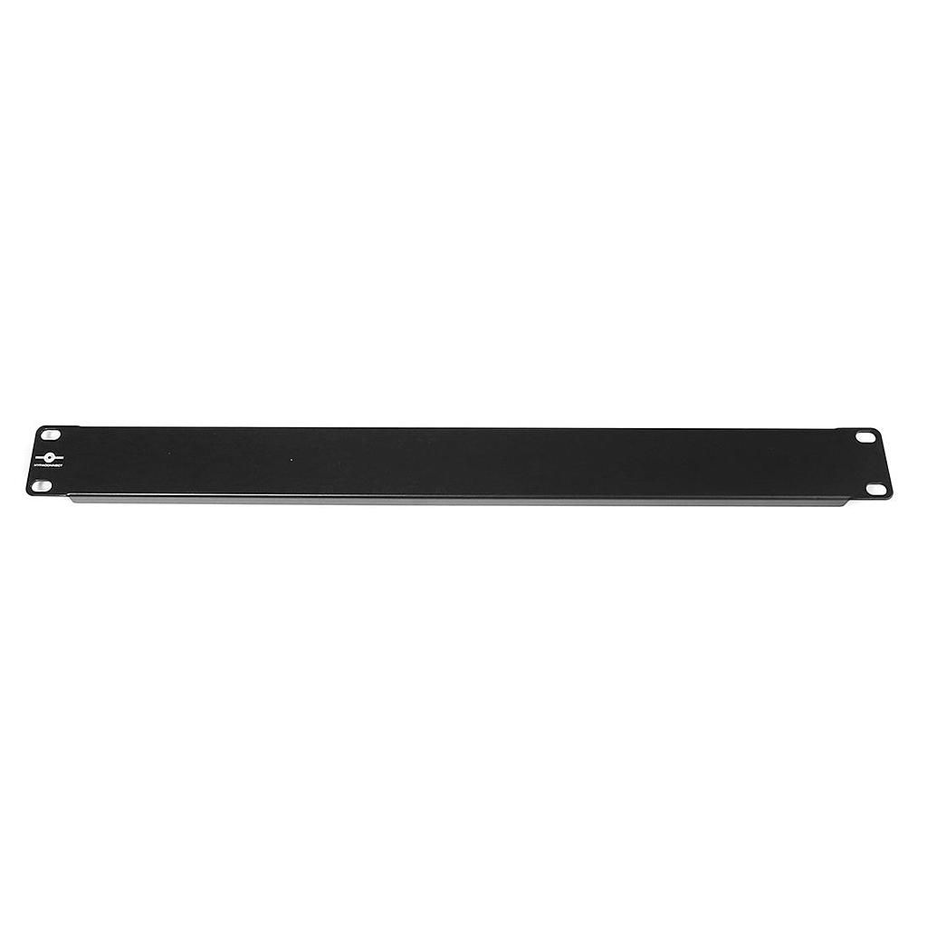 [H5141A] PowerPlus 1RU Black Steel 19” Rack Blanking Panel