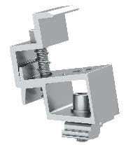 [FL-COMT/Z/G/10V2] PV-ezRack ComT, Front Leg Assembly, 10°, with Z-Module and Grounding Pins, version 2