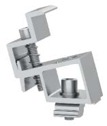 [FL-COMT/Z/G/15] PV-ezRack ComT, Front Leg Assembly, 15°, with Z-Module and Grounding Pins