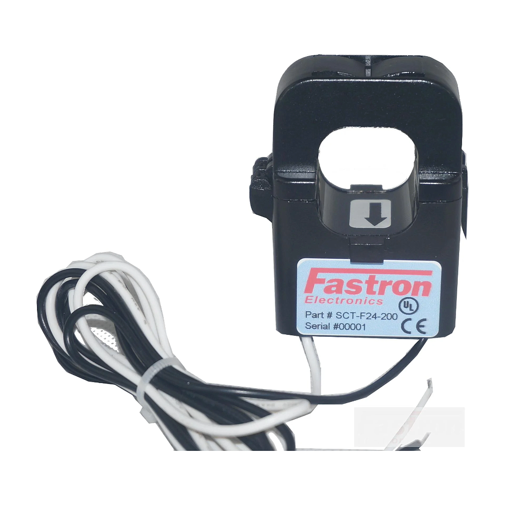 [FE 250/0.333V CT FP24] Fastron Electronics 250 Amp Rated CT - Split Core - 24mm (0.333V Secondary)