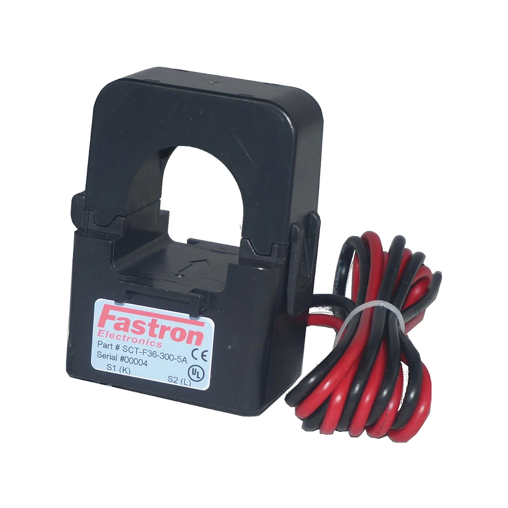 [FE 600/0.333V CT F36] Fastron Electronics 600 Amp Rated CT - Split Core - 36mm (0.333V Secondary)