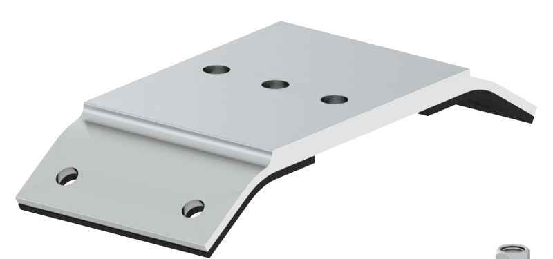 [ER-AD-B2R] PVezRack SolarRoof - Brid - Corrugated Profile Roof Adaptor, Bridge Forging 2 x Ribs (Off Purlin)