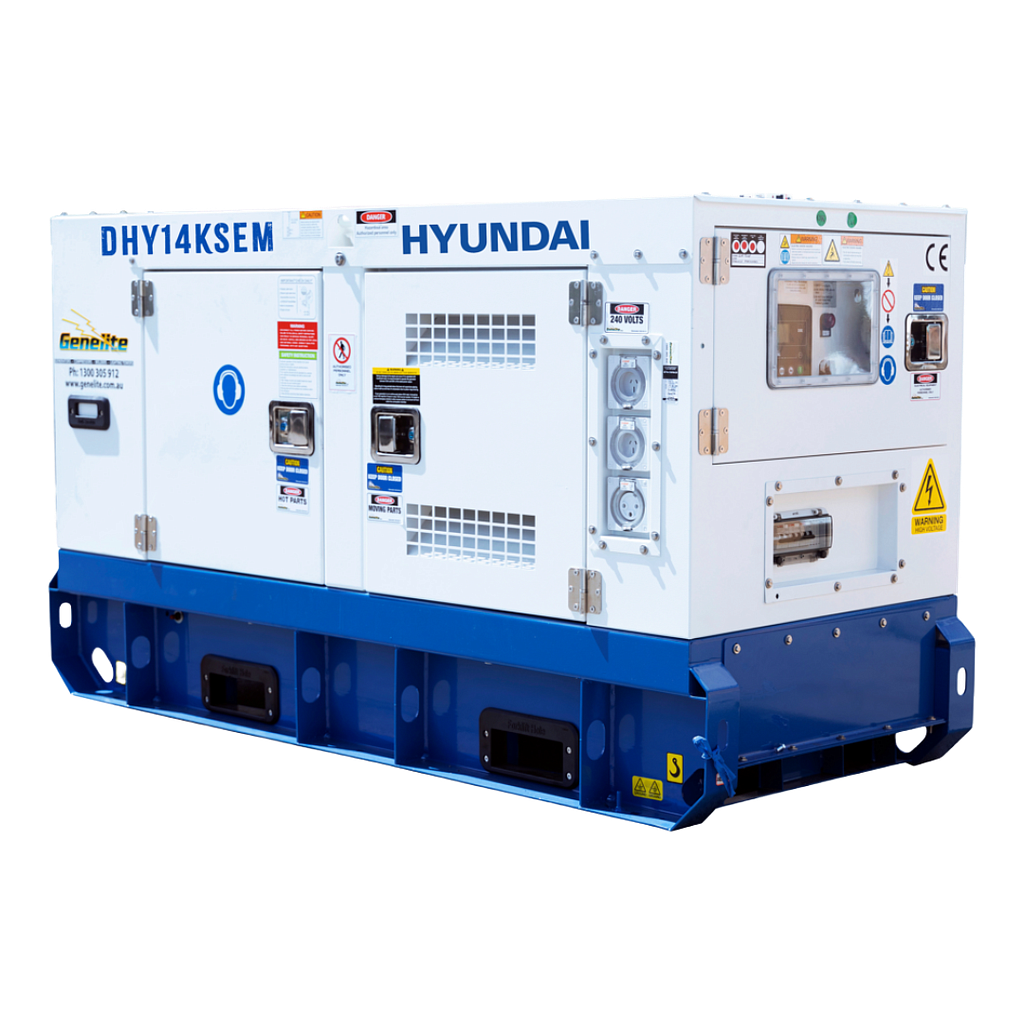 [DHY14KSEM] Hyundai DHY14KSEM 18kVA Single Phase Diesel Generator