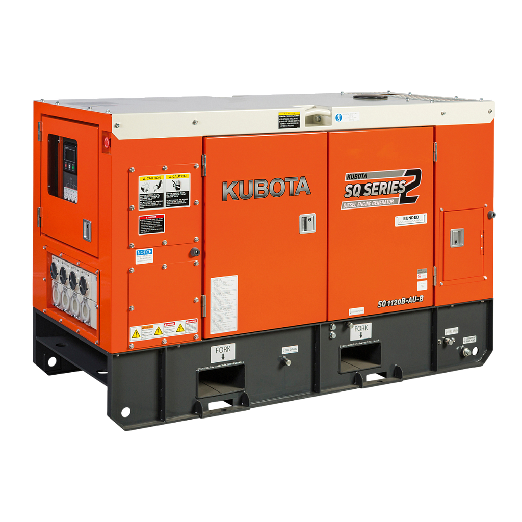 [SQ-1120B-AU-B] Kubota SQ-1120B-AU-B  11.8kVA Single Phase Diesel Generator