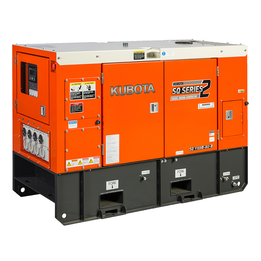 [SQ-1150B-AU-B] Kubota SQ-1150B-AU-B  16kVA Single Phase Diesel Generator