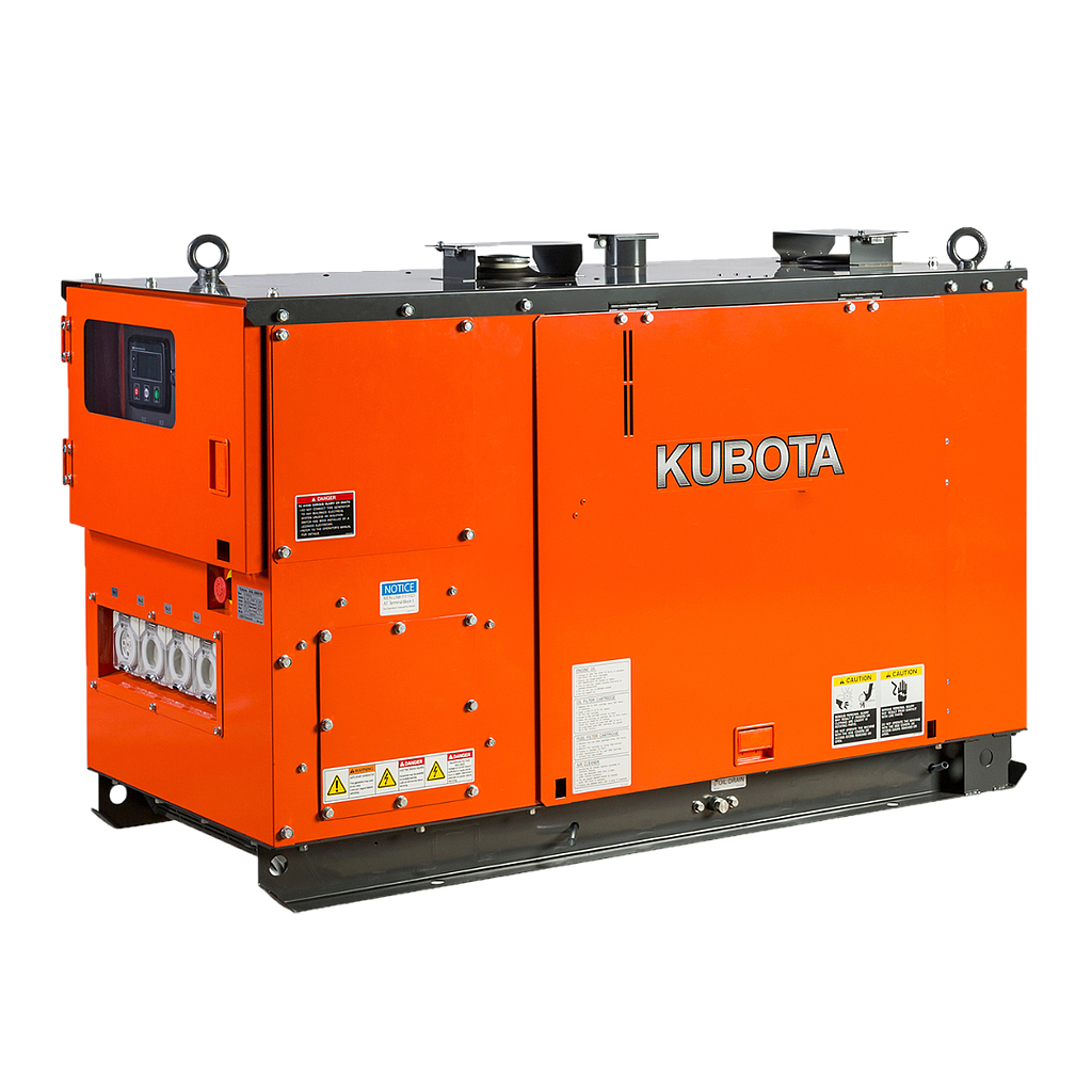 [KJ-T300-AU-B] Kubota KJ-T300-AU-B 33kVA (26.4kW) Three Phase Diesel Generator