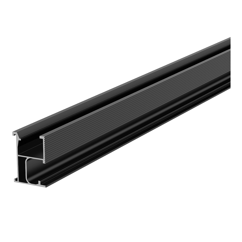 [ER-R-ELT/4700/BA] Clenergy PVezRack SolarRoof, Elite Rail Length 4700mm, Black Anodized