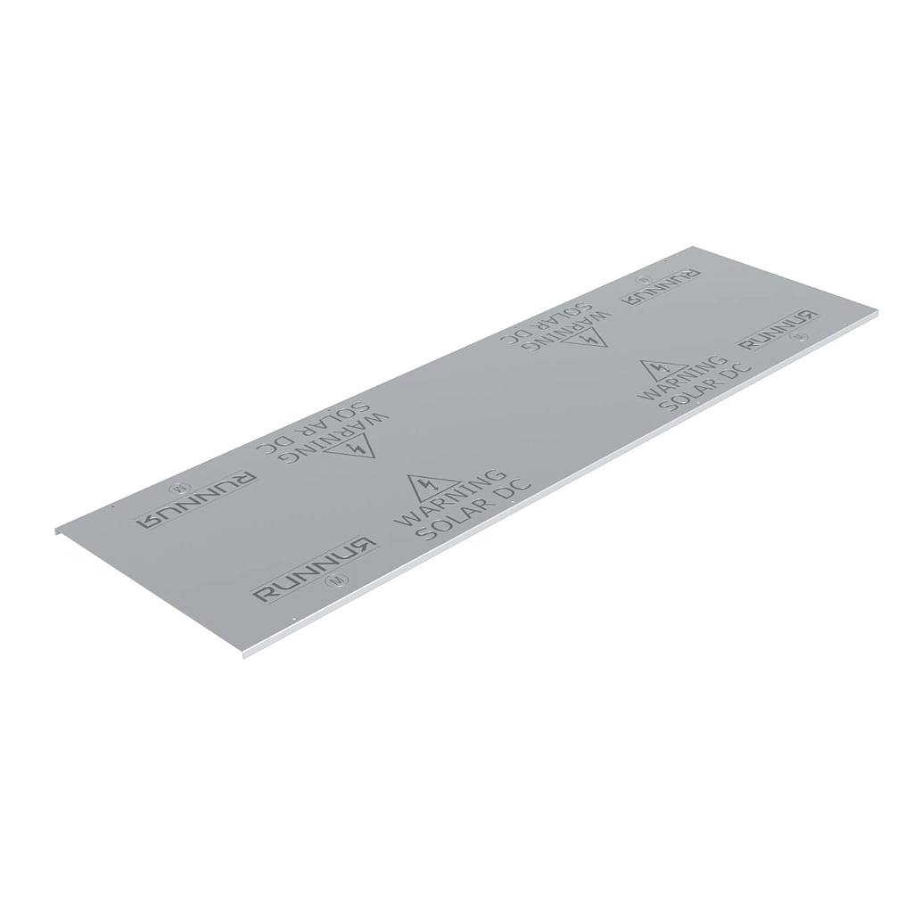 [CR-CTFCS450M] Clenergy RUNNUR, Cable Tray Flat Cover (Solar) 450x3000 mm, Zn-Mg-Al Alloy Coating Steel