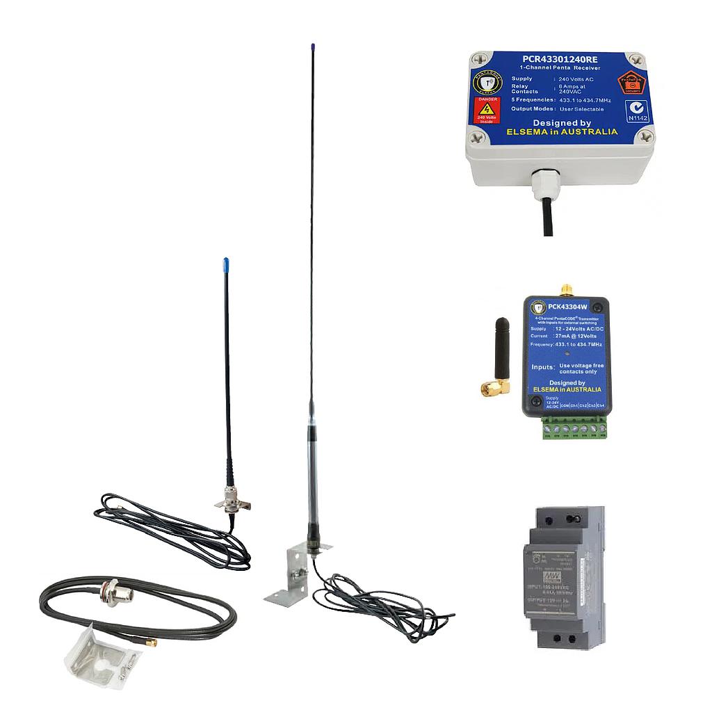 [433KIT] Elsema 433Mhz Remote Contactor Tripping Base Kit (For Single Remote Location)
