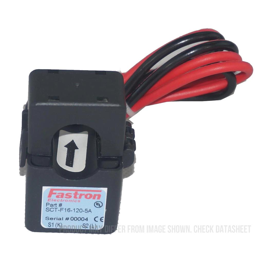 [FE 100/5A CT FP16] Fastron Electronics 100 Amp Rated CT - Split Core - 16mm (5A Secondary)