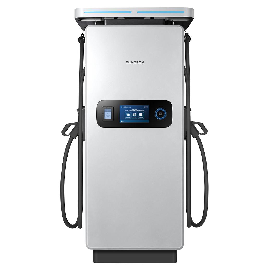 [IDC180E-C] Sungrow IDC180E 180kW Isolated Air-Cooling Fast DC Charger With 2x 380A 7M Cables