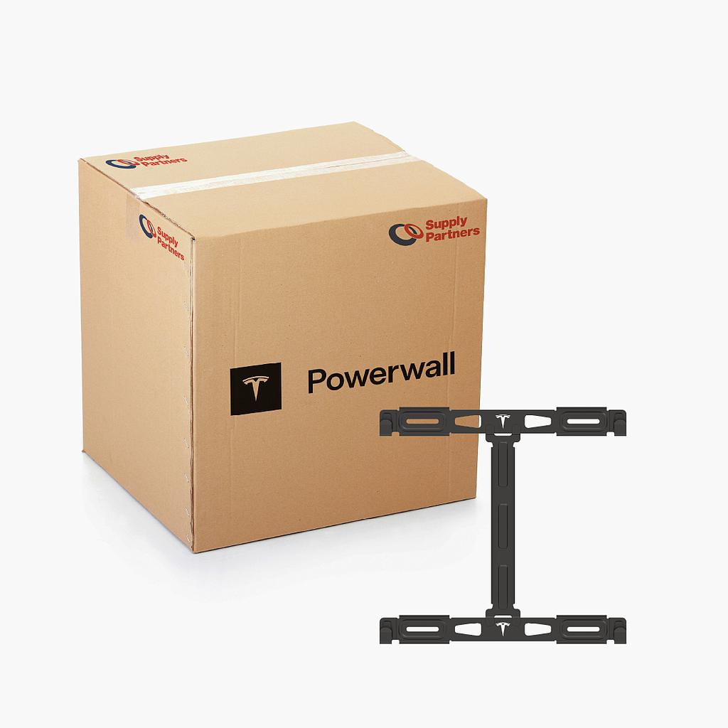 [1978069-00-x] Tesla Powerwall 3 Expansion Wall Mount Kit (Includes mounting bracket, glass front cover with fasteners and straps)