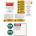Tesla Powerwall 3 Label Kit with Wall Plaque (Battery Labels Only)