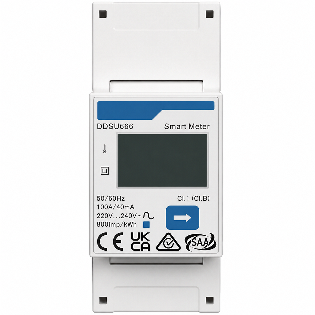 [SAJ-1P-Meter-2CT] SAJ Smart Meter Single Phase With 2x 100A/40mA Split Core CT 16mm For AC Coupling