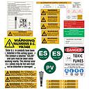 SAJ EK70 & EK90 All-In-One BESS & PV Disconnection Point Label Kit