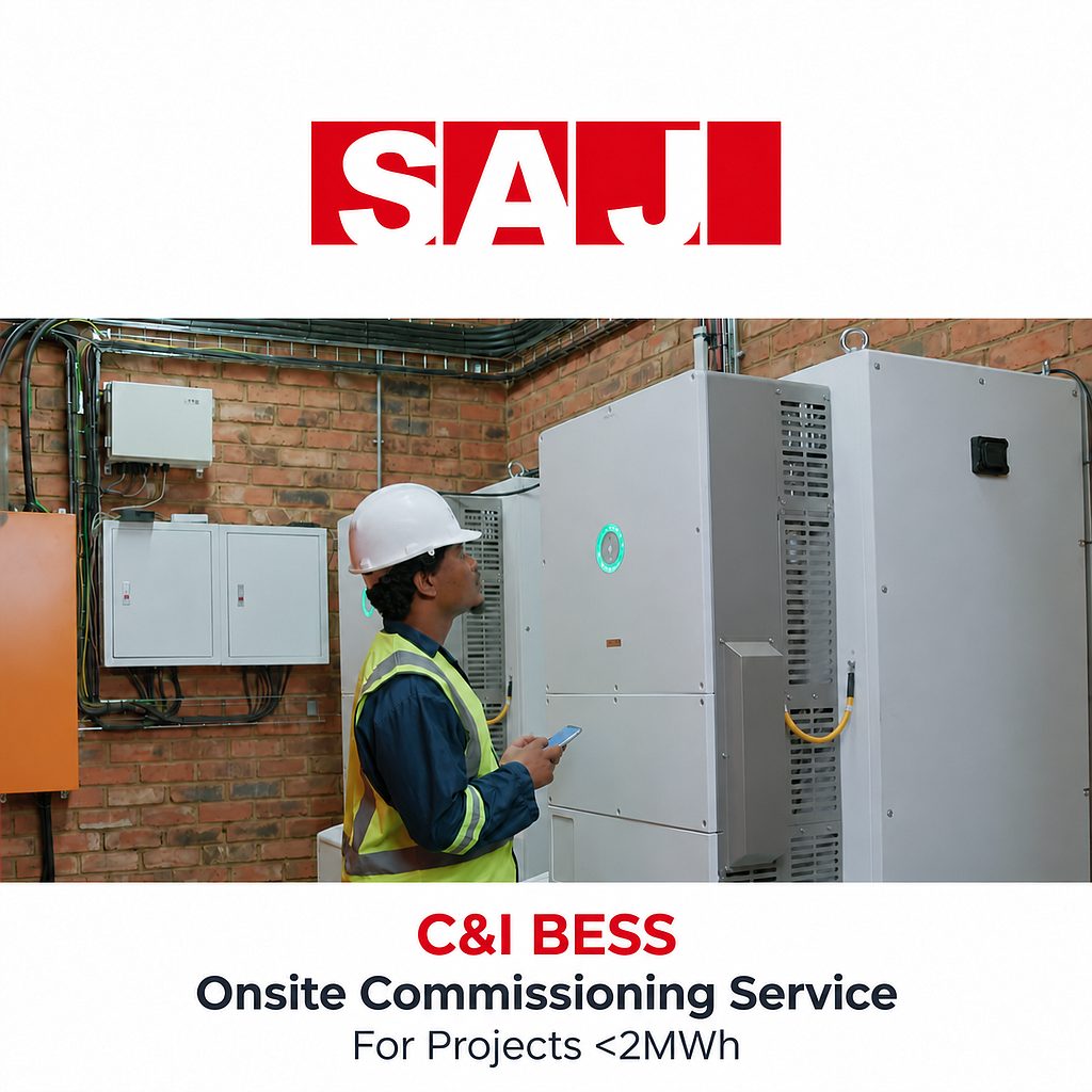[SAJ-BESS-OCS] SAJ C&I BESS Onsite Commissioning Service For Projects <2MWh